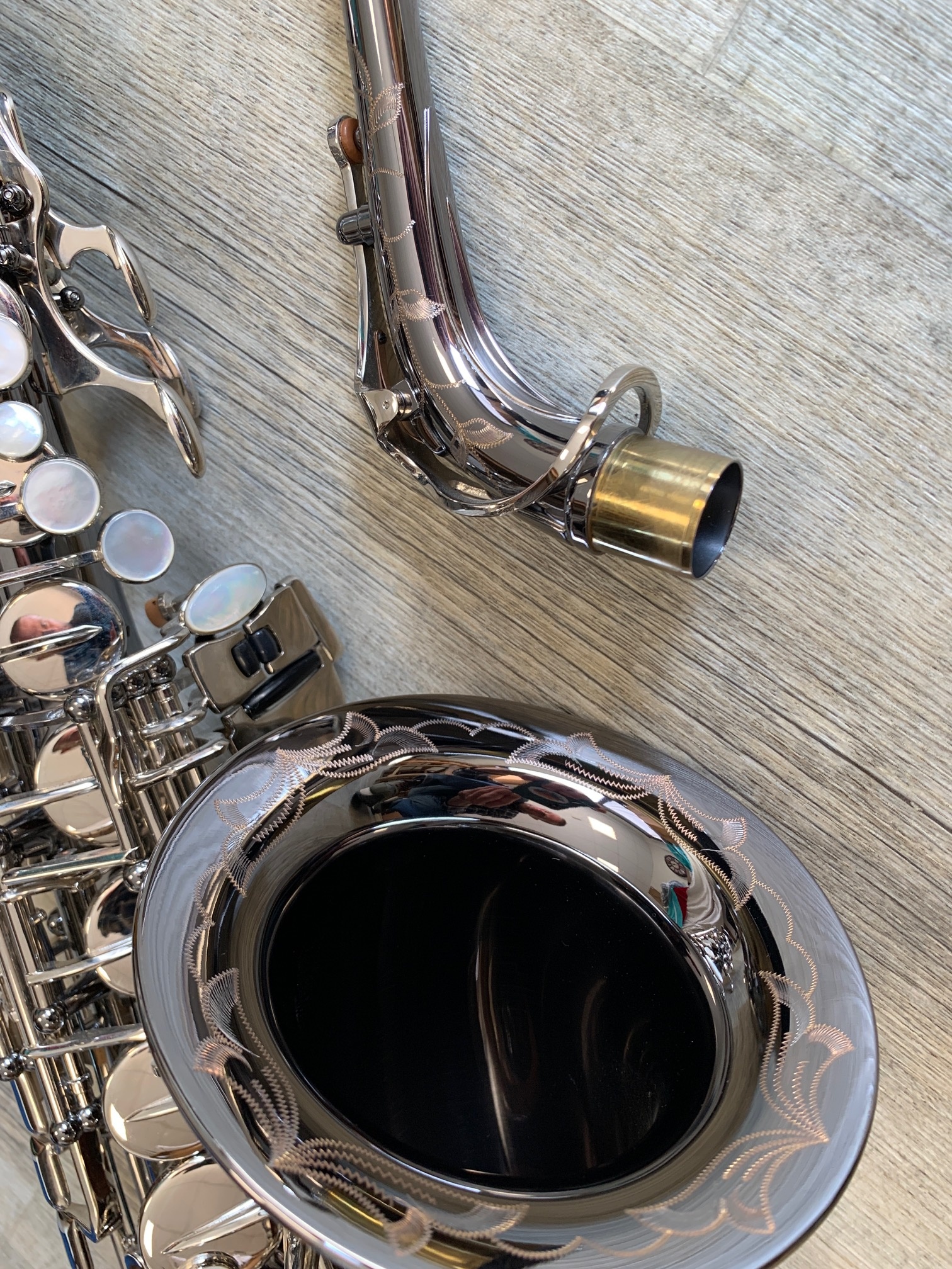 Saxophone Alto Antigua noir gravé antigua noir 2500 1