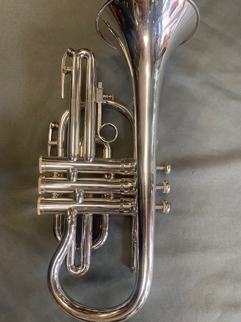 Cornet Besson argenté sib Sovereign sovereign cornet bessson 1