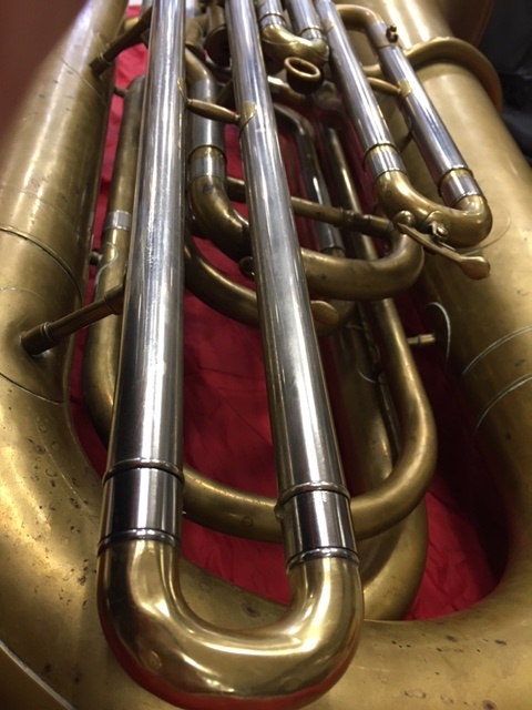 Tuba Sib Yamaha YBB-321 tuba contrebasse yamaha 4 pistons 3